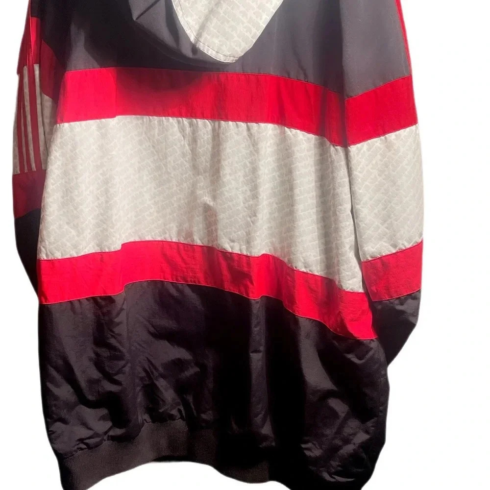 Vintage deadstock Adidas “jam MasterJay”nylon lightweight oversized jacket L - Picture 8 of 8